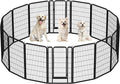 Yaheetech Dog Playpen Outdoor, 47 inch 16 Panels Dog Pen Indoor Heavy Duty by Yaheetech