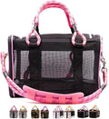 Buddy's Best Airline Approved Pet Carrier Black & Pink Heavy Duty, Fits Under by Buddysbest