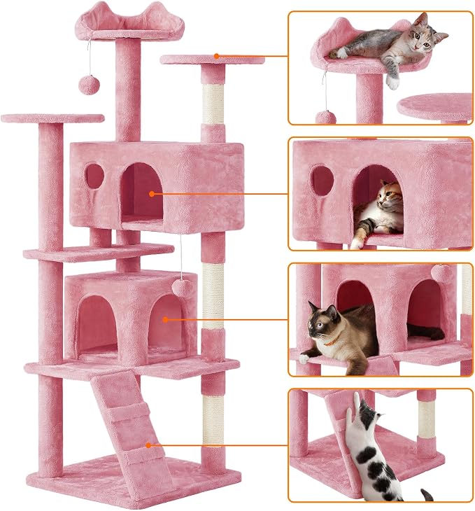 Yaheetech Multi-Level Cat Tree Stand House Furniture - Image 4