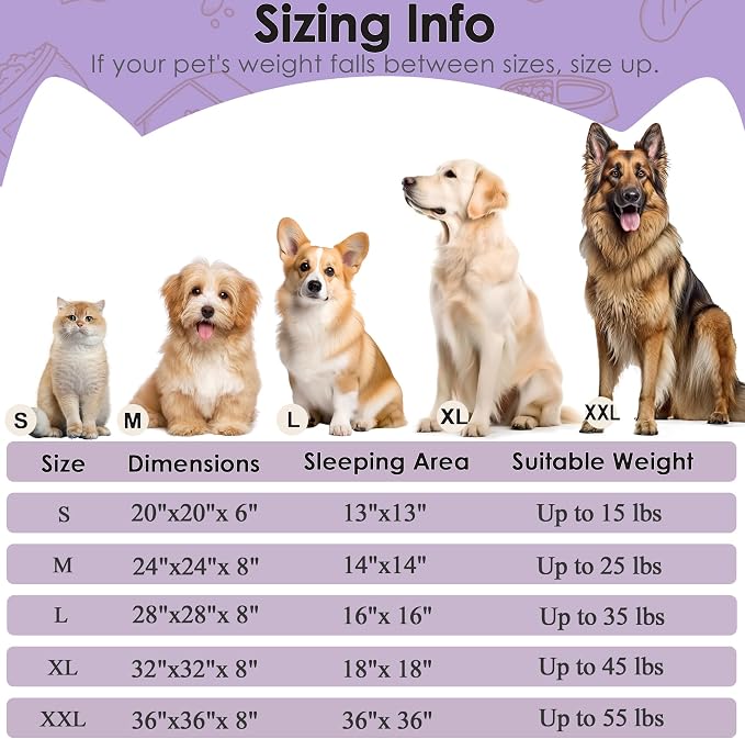 Hoewina Dog & Cat Bed, 20in Cat Beds - Image 2