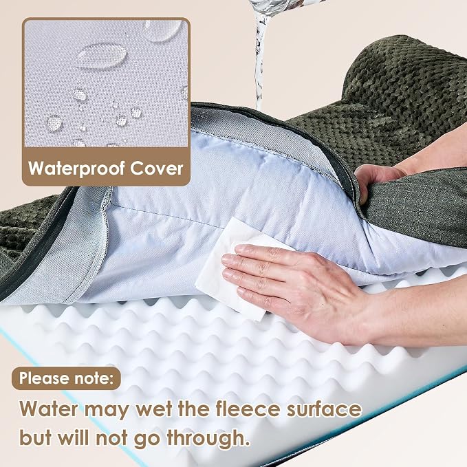 EHEYCIGA Orthopedic Dog Bed Medium Size Dogs, Memory Foam Dog Bed - Image 3