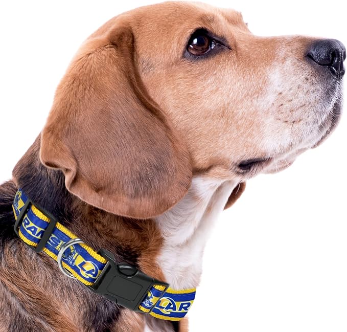 NFL PET Collar Los Angeles Rams Dog Collar, Small Football Team Collar - Image 7