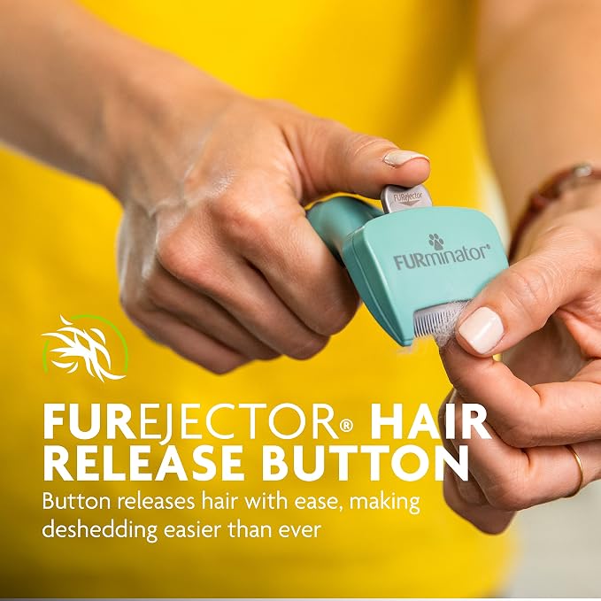 FURminator® deShedding Tool For Small Cats, Short Hair, Removes Loose Hair From - Image 8