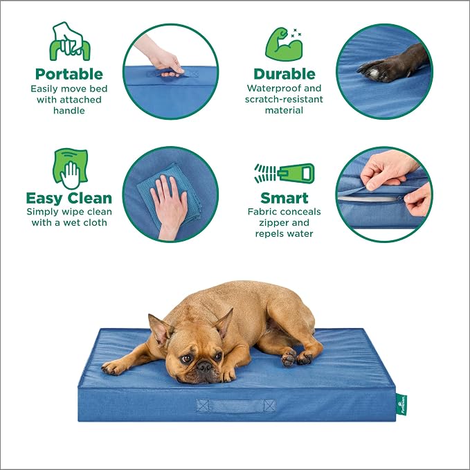 FurHaven Cooling Dog Bed – Medium Foam Mattress - Image 4