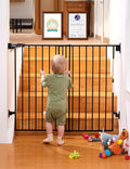 Babelio Baby Gate for Stairs & Doorways, 26-43" W 34" H Extra Tall| No Bottom by BABELIO