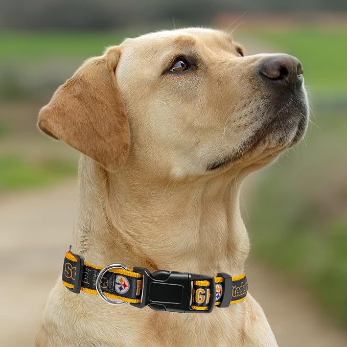 Pets First NFL Pittsburgh Steelers Licensed PET COLLAR, Extra Large - Image 4