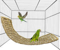 Bird Seagrass Mat 30" × 7" Parrot Natural Grass Woven Net Hammock Parakeet by Hamiledyi