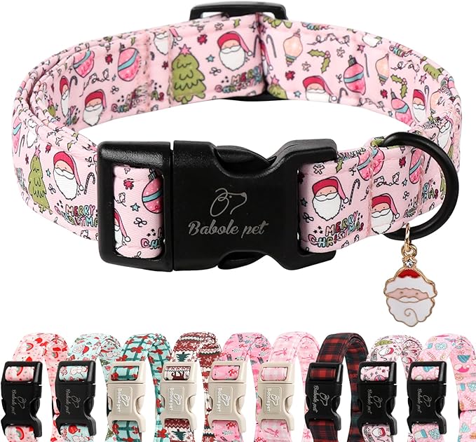 Christmas Dog Collar for Puppy Small Dogs by Babolepet