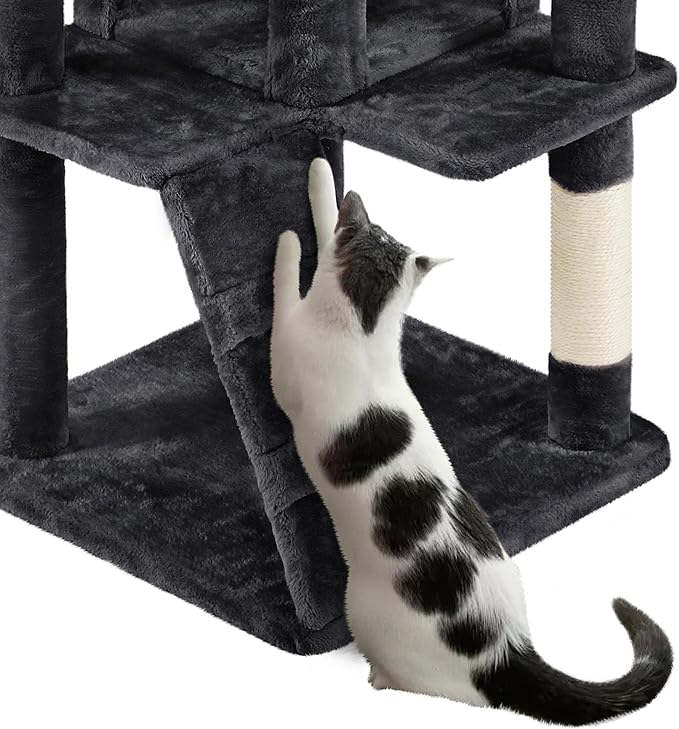 Yaheetech Multi-Level Cat Tree for Large Cats, - Image 8