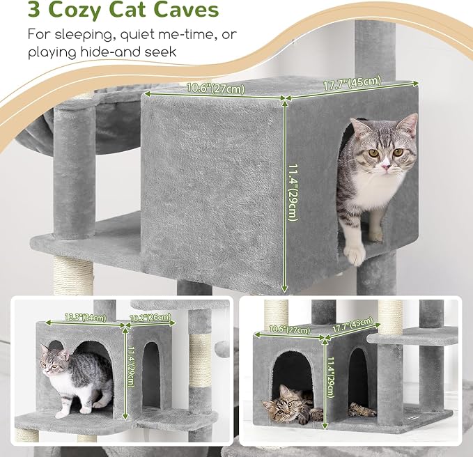 Globlazer Cat Tree Tall, 71 inches Cat Tower - Image 3