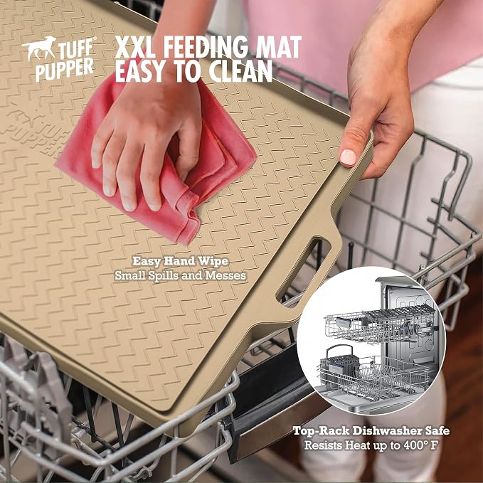 Tuff Pupper 22x16 Medium Dog Feeding Mat - Image 7
