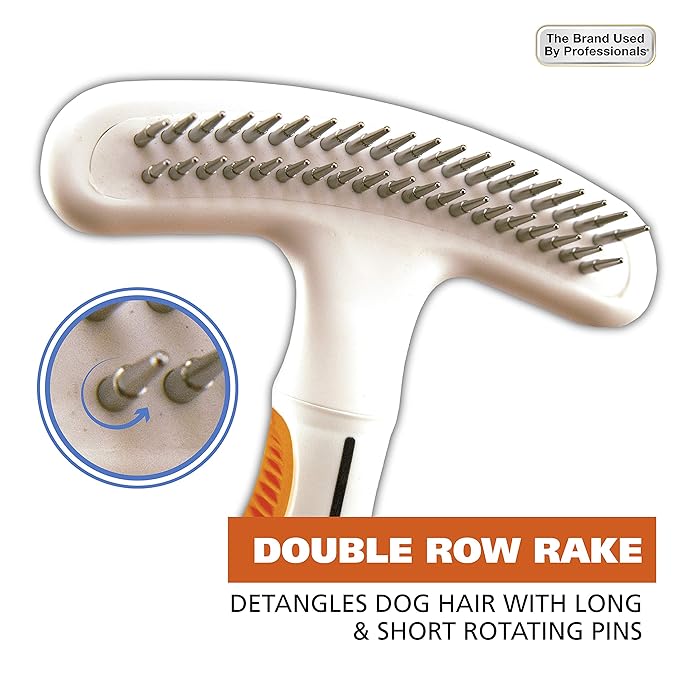 Wahl 2-in-1 Combination Double Row Pet Rake - Image 3