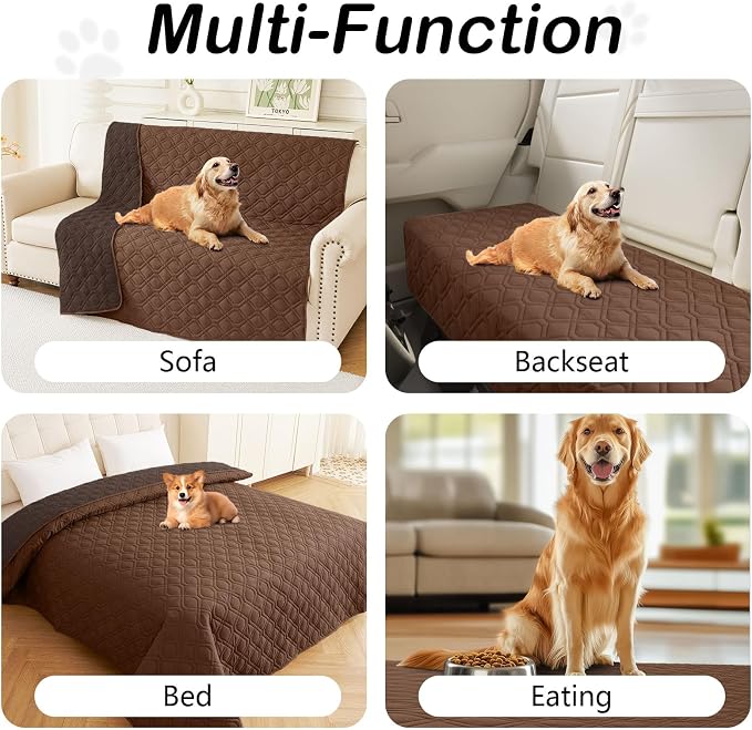 hyha Waterproof Dog Bed Blanket, Soft Pet Blankets, Waterproof Couch Cover - Image 5