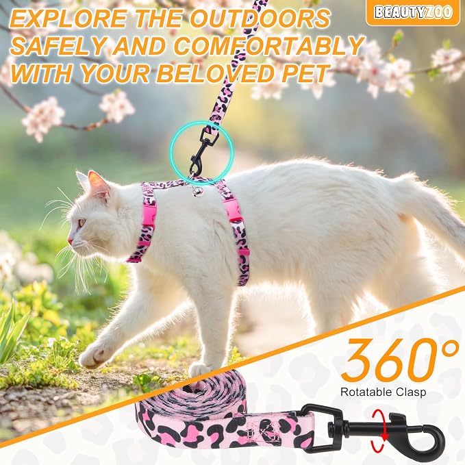 BEAUTYZOO Cat Harness and Leash Set Escape Proof - Image 5