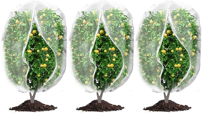 3Pcs Plant Covers from Insects, Bird Netting Barrier by Waybas