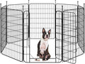 Yaheetech Expandable Dog Playpen, 8 Panel 32 inch Puppy Playpen by Yaheetech