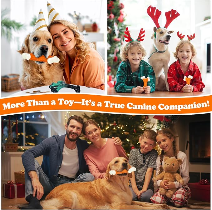 Dog Toys for Aggressive Chewers Large Breed, Tough Bones, Nylon Puppy Teething - Image 4