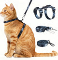 Cat Harness and Leash Set, 3-in-1 Escape Proof Adjustable, Comfortable Soft by Unknown