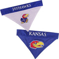 Pets First Collegiate Pet Accessories, Reversible Bandana, Kansas Jayhawks by PETSFIRST