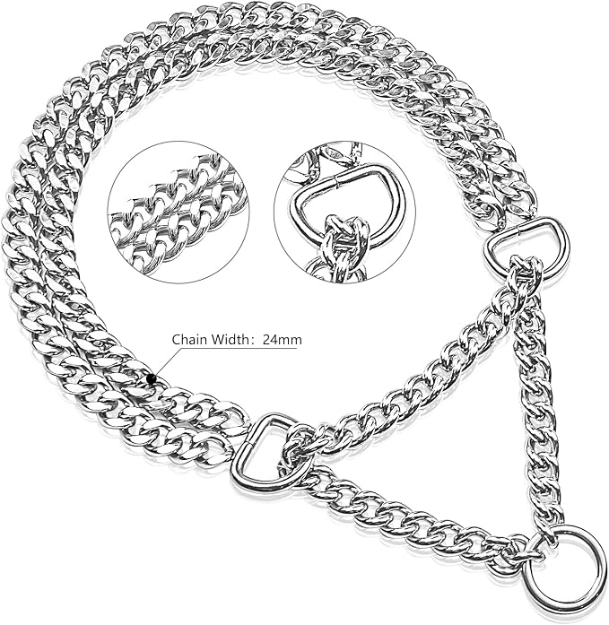 Silver Dog Chain Collar - Image 5