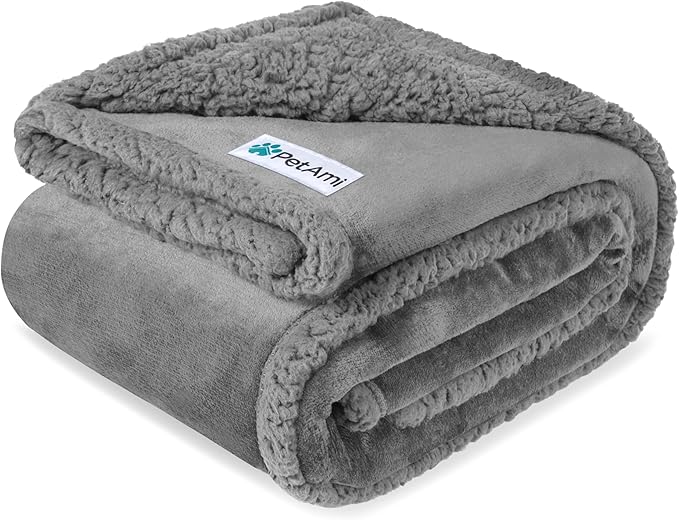 PetAmi Waterproof Dog Blanket for Small Medium Dog Puppy Cat Throw for Couch by PetAmi