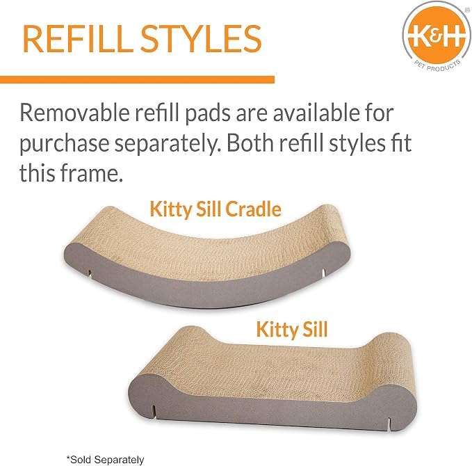 K&H Pet Products EZ Mount Cat Window Perch Kitty Sill Scratcher Cradle - Image 5