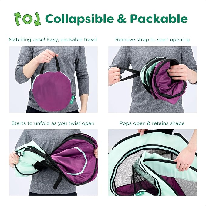 Furhaven Portable Dog Playpen Cat Tent, Pet Playground, Kennel Foldable Indoor - Image 6