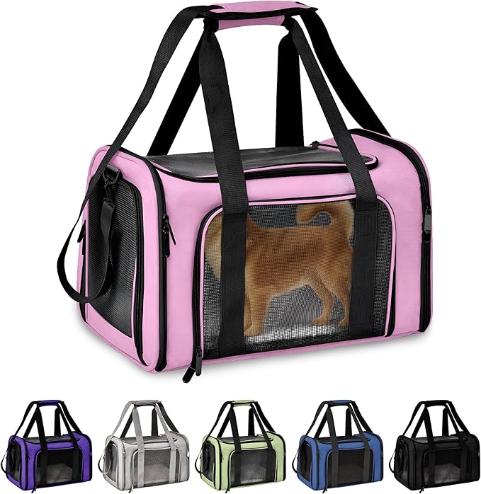 Pet Travel Carrier Bag – Airline Approved Soft-Sided Dog & Cat Carrier by ThePupQuartet