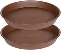 2 Pack of 14 inch Plant Saucer, Heavy Duty Round Plant Trays by Bleuhome