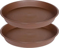 2 Pack of 20 21 inch Plant Saucer Round, Deep Plant Saucers by Bleuhome