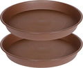 2 Pack of Plant Saucer 19", 2.3" Depth, 18 19 inch Plant Tray Saucer, Plant Dish by Bleuhome