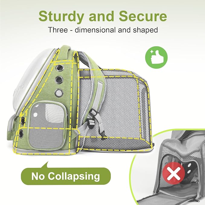 Expandable Cat Backpack, Cat Bubble Backpack Carrier - Image 7