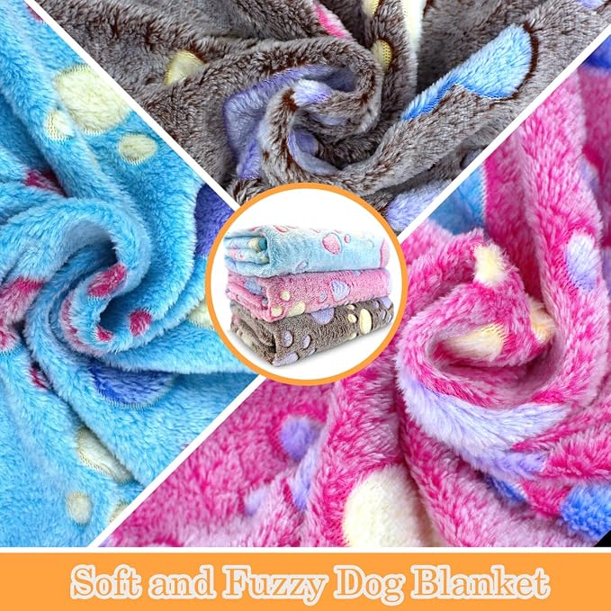 Dog Blankets for Medium Large Dogs Washable, 3 Pack Pet Blanket Washable 41" x - Image 2