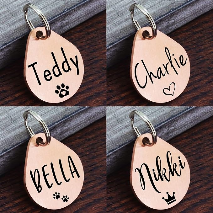 Ultra Joys Dog ID Tag, Custom Dog Tag Personalized Cat Tag, Pet ID Tag - Image 3