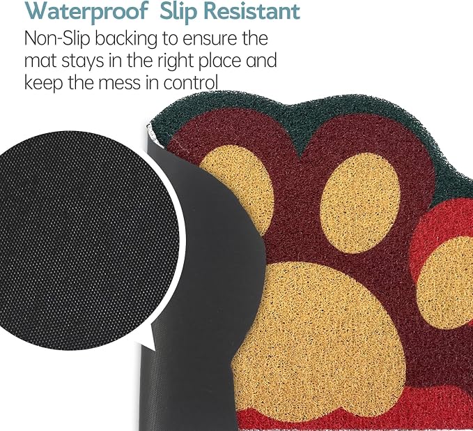Cute Cat Litter Mat 24”x16”, Litter Box Mat, Litter Trapping Mat, Soft on Kitty - Image 5