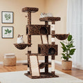 WEEWAY Cat Tree Tower for Indoor Cats, Stand House Condo Cave, Sisal Scratching by WEEWAY