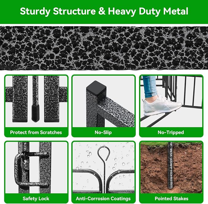 Heavy Duty Dog Playpen: 32 Steel Panels 47" Height, Square Steel Pipe - Image 7