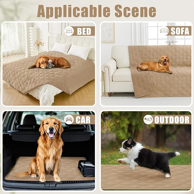Smiry Waterproof Dog Bed Cover Blanket 30x70, Soft Reversible Pet Blanket - Image 5