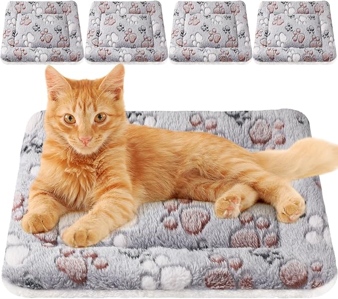 Tuanse 4 Pack Ultra Soft Dog Cat Bed Mat Small Animal Guinea Pig Bed by Tuanse