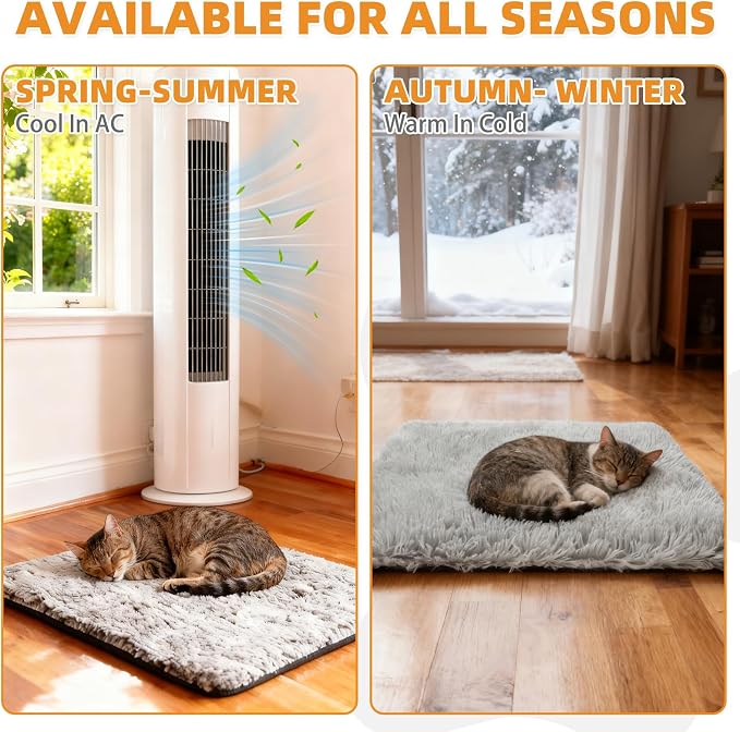 KOOLTAIL Self Warming Cat Bed, 4 Pack 16*20in Plush Extra Warm Self Heating Pet - Image 3