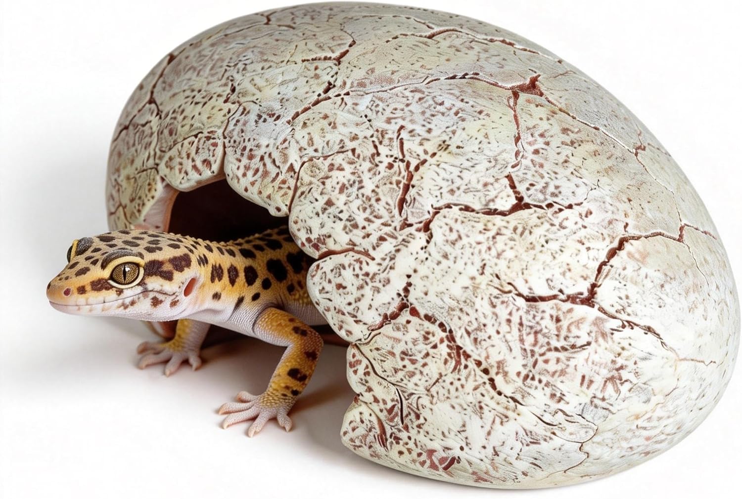 Small Dinosaur Egg Reptile Hide for Leopard Gecko - GlobalHabitat Supply