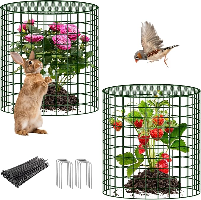 UNIFAMILY 6pcs Plant Protectors from Animals by UNIFAMILY
