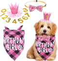 Weewooday Dog Birthday Party Supplies Birthday Boy Girl Cake Bandana Triangle by Weewooday