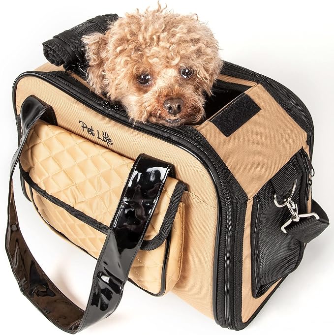 Pet Life ® 'Mystique' Fashion Designer Travel Soft-Folding Airline Apprived Pet - Image 3
