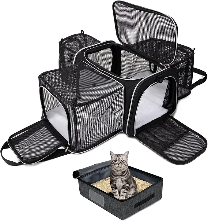 BAGLHER Expandable Cat Carrier by BAGLHER