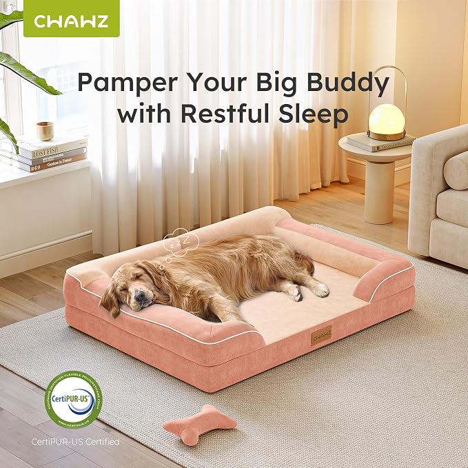 XXL Dog Bed for Extra Large Dogs, Giant Orthopedic Dog Bed - Image 5
