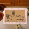 Tinideya 2 Pcs Door Mat Welcome Non Slip Coir Mats Floor Layering Doormats by Tinideya