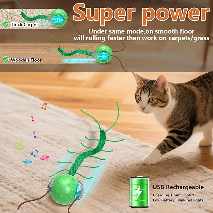 Interactive Cat Toys for Bored Cats, - Image 5