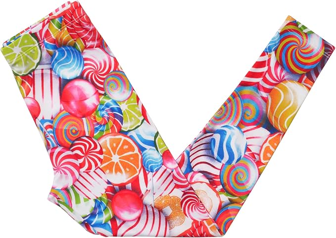 Girl Unicorn Leggings Kid Rainbow Print Legging Tights Trousers Slim Long Pants - Image 4