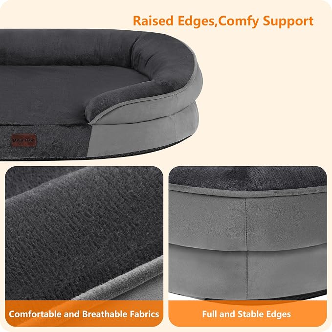 Dwanton Orthopedic Dog Bed for Extra Extra Large Dogs - Image 5